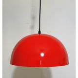 Riolight modern,rustik,vintage mutfak,oda,cafe,oteller için kırmızı 1xe27 metal sarkıt avize çap:40cm