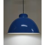 Riolight modern,rustik,vintage mutfak,oda,cafe,oteller için mavi 1xe27 metal sarkıt avize çap:33cm