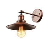 Riolight Retro Bakır Eskime Metal Aplik Şapka Çapı 23cm Eskitme