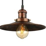 RİOLİGHT RETRO BAKIR ESKİTME TEKLİ METAL SARKIT ŞAPKA ÇAPI: 23CM RIO000905