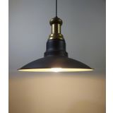 RİOLİGHT RETRO BRONZ ASKILI TEKLİ METAL SARKIT AVİZE ŞAPKA ÇAPI: 30CM