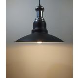 RİOLİGHT RETRO GÜMÜŞ ASKILI TEKLİ METAL SARKIT AVİZE ŞAPKA ÇAPI: 30CM