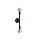RİOLİGHT RETRO İKİLİ METAL DUVAR APLİK RIO000718