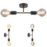 RİOLİGHT RETRO İKİLİ TAVAN-DUVAR ARMATÜR RIO000596