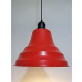 Riolight Retro Kırmızı İçi Gold Tekli Metal Sarkıt Çap: 27cm