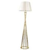 RİOLİGHT Retro Mat Gold Lambader Yükseklik:160cm Şapka Çap:45cm RIO000406