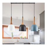 Riolight Retro Rustik 3XE27 Duylu Metal Masa Üstü Sarkıt Avize Taban UZUNLUĞU:60CM - Siyah