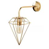 RİOLİGHT RETRO RUSTİK GOLD PRİZMATİK 1XE27 DUYLU DUVAR APLİK