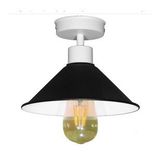 RİOLİGHT RETRO RUSTİK TEKLİ METAL PLOFONYER AVİZE ŞAPKA ÇAPI:23CM
