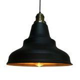 Riolight Retro Siyah İçi Altın Eskitme Askılı Tekli Sarkıt