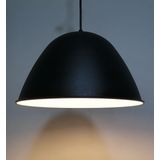 Riolight Retro Siyah İçi Beyaz Tekli Metal Sarkıt Çap 28cm