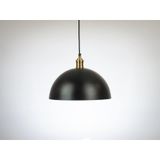 Riolight Retro Siyah İçi Gold Tekli Metal Sarkıt Avize Çap: 30cm