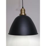 Riolight Retro Siyah İçi Gold Tekli Metal Sarkıt Çap 28cm