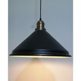 RİOLİGHT RETRO SİYAH İÇİ GOLD TEKLİ SARKIT ÇAP: 33CM