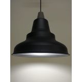 Riolight Retro Siyah İçi Siyah Krom Askılı Tekli Sarkıt