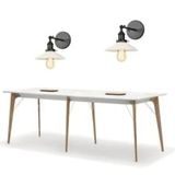 RİOLİGHT RETRO TEKLİ METAL APLİK ŞAPKA ÇAPI:23CM NOT: 1 ADET FİYATIDIR. RIO000916