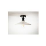 RİOLİGHT Retro Tekli Metal Plofonyer Avize Şapka Çapı: 28cm RIO0001065