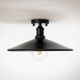 RİOLİGHT RETRO TEKLİ METAL PLOFONYER AVİZE ŞAPKA ÇAPI: 38CM RIO0001072