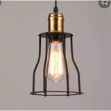 Riolight Retro Tekli Metal Sarkıt Avize - Eskitme