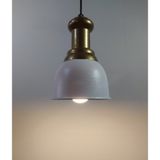 Riolight Retro Tekli Metal Sarkıt Avize Şapka Çapı: 14CM - Beyaz