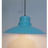 Riolight Retro Turkuaz İçi Turkuaz Tekli Metal Sarkıt Çap 37cm