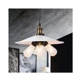 Riolight Retro Üç Duylu Metal Sarkıt Avize Şapka Çapı: 38CM - Eskitme