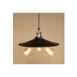RİOLİGHT Retro Üç Duylu Metal Sarkıt Avize Şapka Çapı: 38cm RIO000898