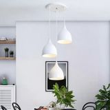 Riolight Retro12,Rustik,Vintage Beyaz 3Xe27 Duylu Metal Sarkıt Avize Taban Çapı:35cm