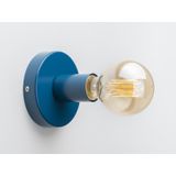 RİOLİGHT RETRO1,VİNTAGE1,MODERN1,RUSTİK MAVİ 1XE27 DUYLU METAL DUVAR APLİK