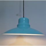 Riolight retro,modern,vintage otel,oda,mutfak,cafeler için turkuaz 1xe27 metal sarkıt avize çap:37cm - Eskitme