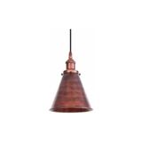 Riolight Retro,rustik,vintage 1xe27 duylu fırçalı Bakır Eskitme Tekli Metal Sarkıt avize