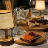 RİOLİGHT RETRO,RUSTİK,VİNTAGE LEDLİ PİLLİ ABAJUR GECE LAMBASI NOT: 1ADET FİYATIDIR