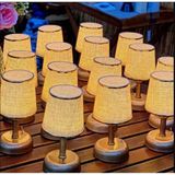 RİOLİGHT RETRO,RUSTİK,VİNTAGE LEDLİ PİLLİ RESTORANT,ODALAR,OTELLER,CAFELER İÇİN ABAJUR GECE LAMBASI