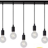 RİOLİGHT RETRO,RUSTİK,VİNTAGE MODERN 5XE27 DUYLU METAL MASA ÜSTÜ SARKIT AVİZE UZUNLUK:60CM