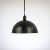 RİOLİGHT RETRO,RUSTİK,VİNTAGE MUTFAK,ODA,SALON,CAFE İÇİN SİYAH TEKLİ METAL SARKIT AVİZE ÇAP:30CM