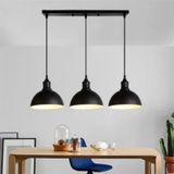 RİOLİGHT RETRO,RUSTİK,VİNTAGE SİYAH 3XE27 DUYLU METAL MASA ÜSTÜ SIRALI AVİZE TABAN UZUNLUĞU:60CM