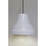 Riolight retro,vintage,rustik otel,mutfak,odalar için 1xe27 beyaz metal avize çap:27cm