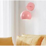Riolight Retro,vintage,rustik Pembe 1xe27 Duylu Duvar Metal Aplik