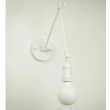 Riolight RIO000150 Mafsallı Beyaz Metal Aplik