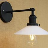 Riolight RIO000328 Retro Mafsallı Hareketli Siyah Metal Çap 23 cm Aplik