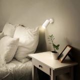 Riolight Riolıght Modern Yatak Başı GU10 Duylu Beyaz LED Hareketli Başlık Tekli Metal Spot(Ampül Dahil)