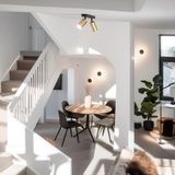 Riolight Riolıght Modern1 Hareketli1 Mat Gold1 Mat Altın1 Başlık 2XGU10 Duylu LED Spot Avize(Ampül Dahil) - Siyah