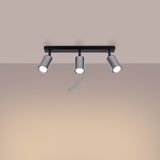 Riolight Riolıght Modern1 Krom1 Hareketli Başlık 3XGU10 LED Spot Avize(Ampül Dahil) - Ahşap