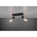 Riolight Riolıght Modern1 Siyah1 2XE27 Mafsallı Hareketli1 Başlık(Glop Ampul Hariç) Metal Spot Avize
