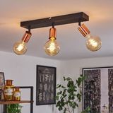 Riolight Riolıght Modern2 Siyah2 3XE27 Duylu Mafsallı Hareketli Başlık(Glop Ampul Hariç) Metal Spot Avize