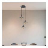 RİOLİGHT RUSTİK1,RETRO1,VİNTAGE1 GÜMÜŞ GRİ FIRÇALI PATİNE 3XE27 METAL SARKIT AVİZE TABAN ÇAPI:30CM