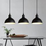 RİOLİGHT RUSTİK,VİNTAGE 3XE27 DUYLU SIRALI MASA ÜSTÜ SİYAH METAL SARKIT AVİZE TABAN ÇAPI:60CM