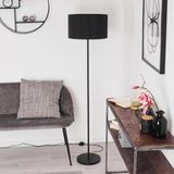 RİOLİGHT RUSTİK,VİNTAGE,RETRO5 SİYAH METAL GÖVDE SİYAH KUMAŞ BAŞLIK 1XE27 LAMBADER KÖŞE LAMBASI