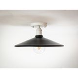 Riolight Tekli Metal Plofonyer Avize Şapka Çapı: 38CM - Siyah - 1