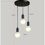 RİOLİGHT ÜÇLÜ METAL SARKIT ÇAP: 30 CM